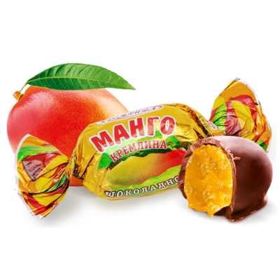 Šokolādes konfektes ar mango 3 kg