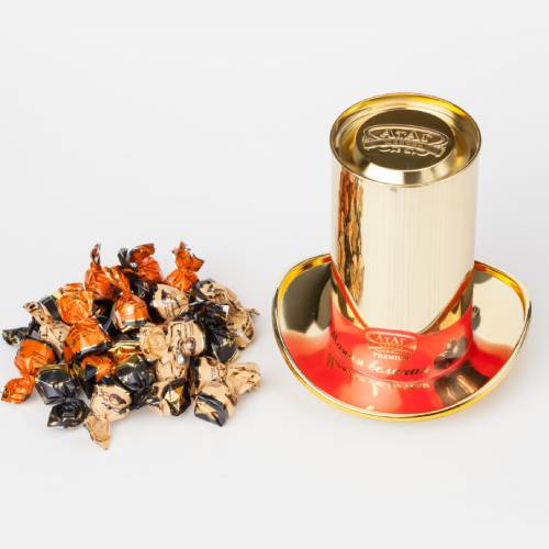 Glazed candies "Manija Velichija" (cylinder) 200 gr