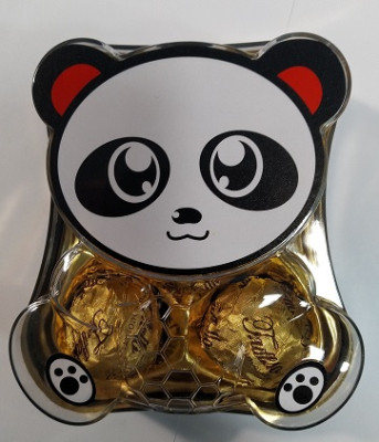 Panda-shaped chocolate candies "Truffallo" 63 gr