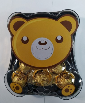 Bear-shaped chocolate candies "Truffallo" 150 gr