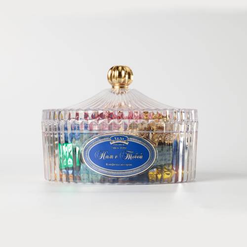 Glazētas un neglazētas konfektes "Asorti Vaza" 300 gr