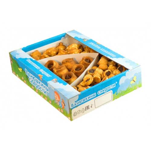 Mix of biscuit cookies "Assorted №24" with cocoa and condensed milk 750 gr