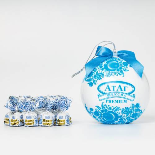 Glazed candies "Možet Čajku" Ball 150 gr