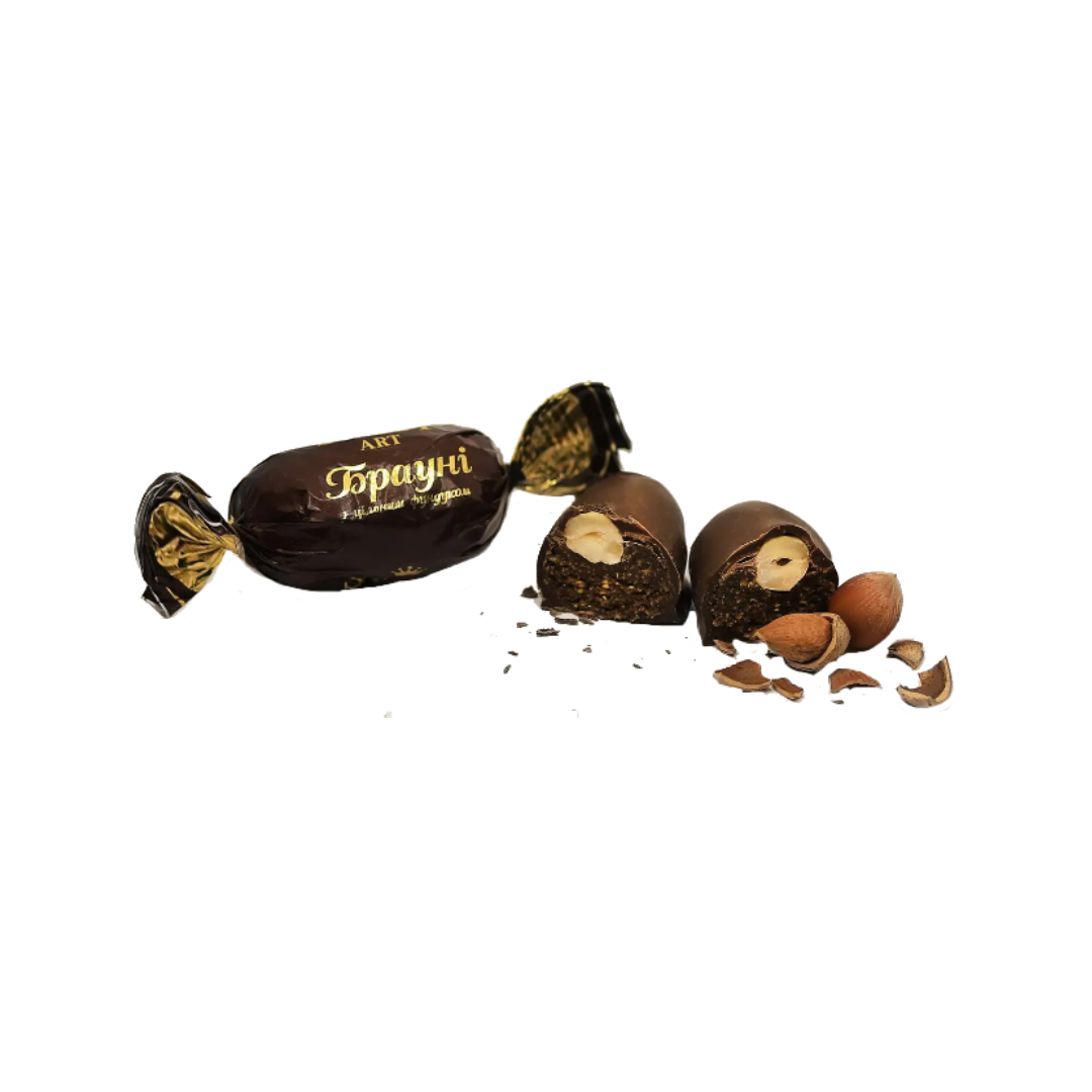 Brownie candies with hazelnuts "Sweet Art" 1 kg