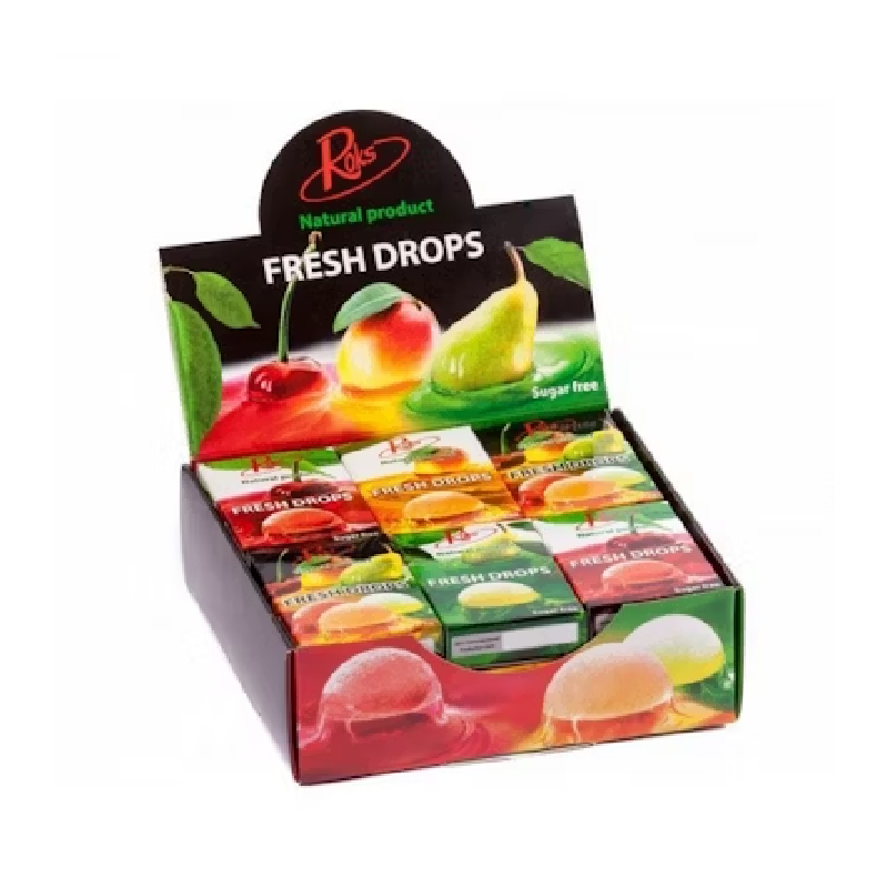 Леденцы "Roks Fresh Drops" 30 гр