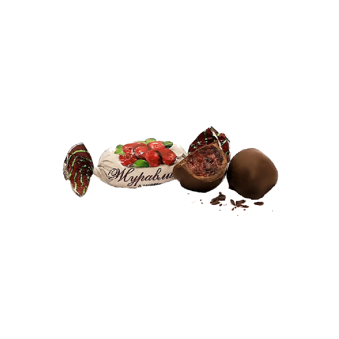 Chocolate candies "Cranberry" in glaze 1 kg