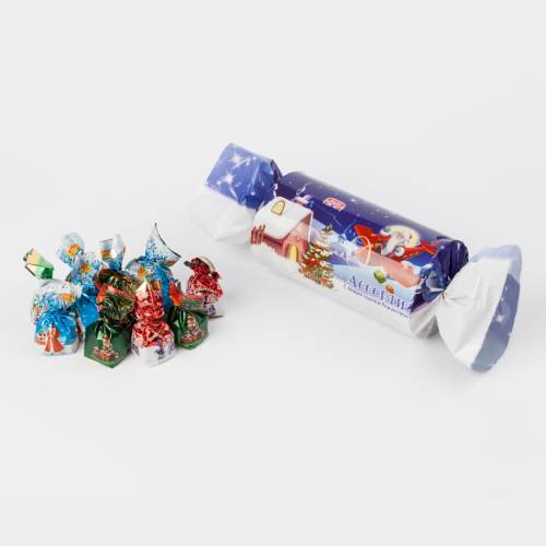 Glazed candies "S Novim Godom i Roždestvom" (big candy) 200 gr