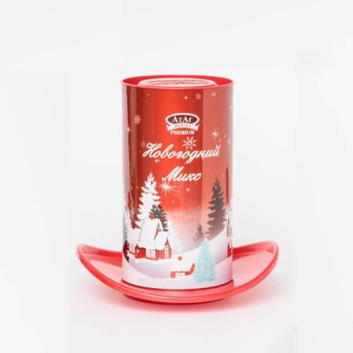 Glazed candies "Novogodnij Mix" (cylinder) 200 gr