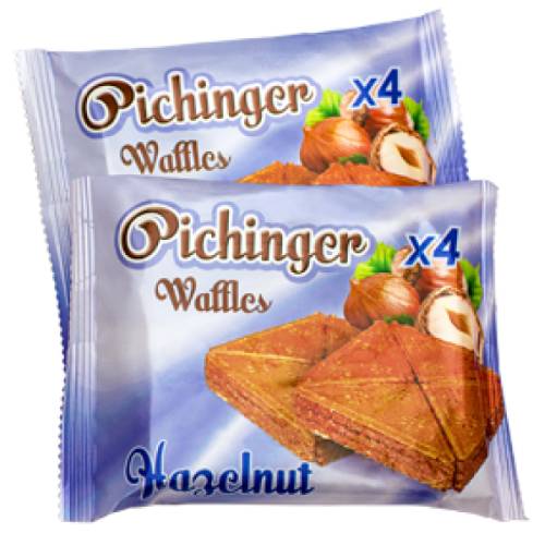 Wafers "Pichinger" with hazelnut flavor (packed) 70 gr