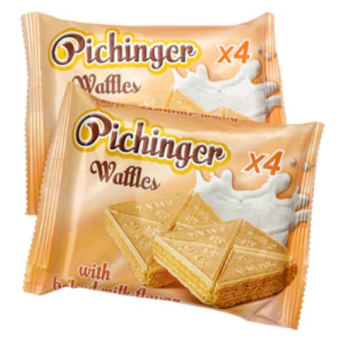 Wafers "Pichinger" with baked milk flavor (packaged) 70 gr