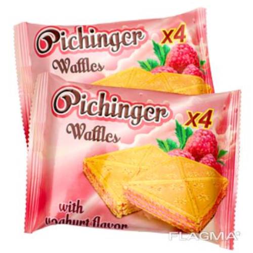 Wafers "Pichinger" with yogurt flavor (packed) 70 gr