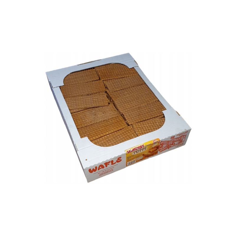 Wafers with toffee glaze "Polak Wafelki" 2 kg