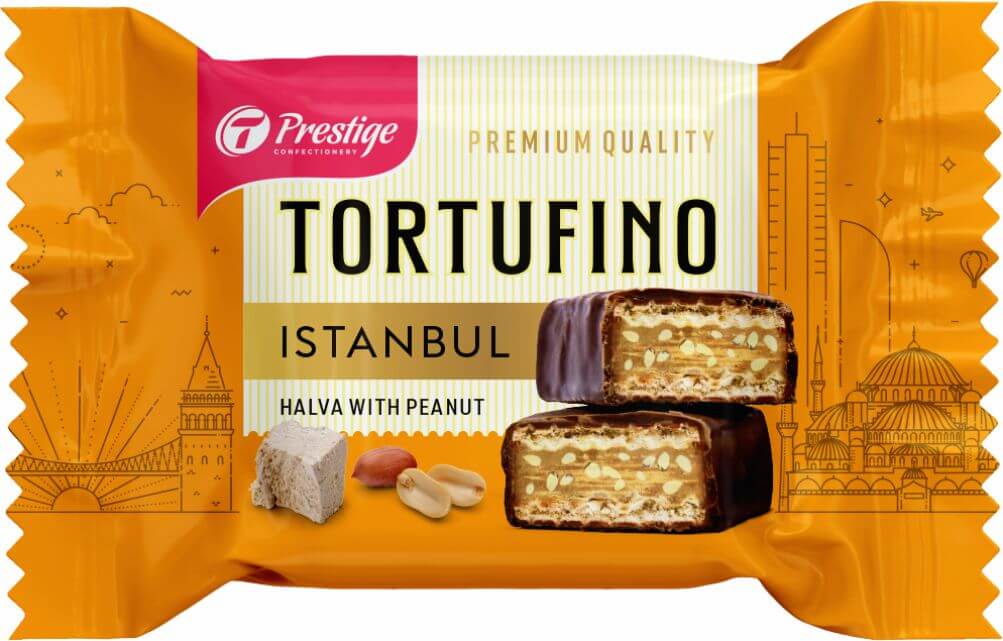 Sweets "Tortufino "Istanbul" halva with peanuts" 2200 gr