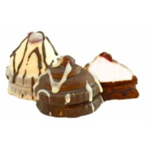 Biscuit cookies "Trio in glaze" with marshmallow filling 1 kg