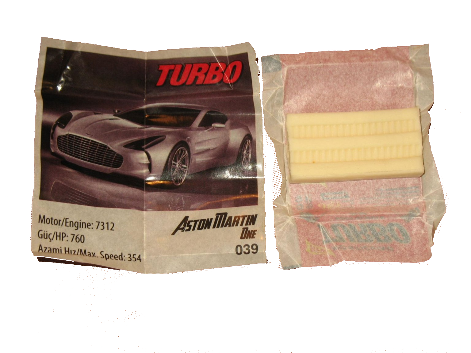 Жевательная резинка "Turbo" 4 гр