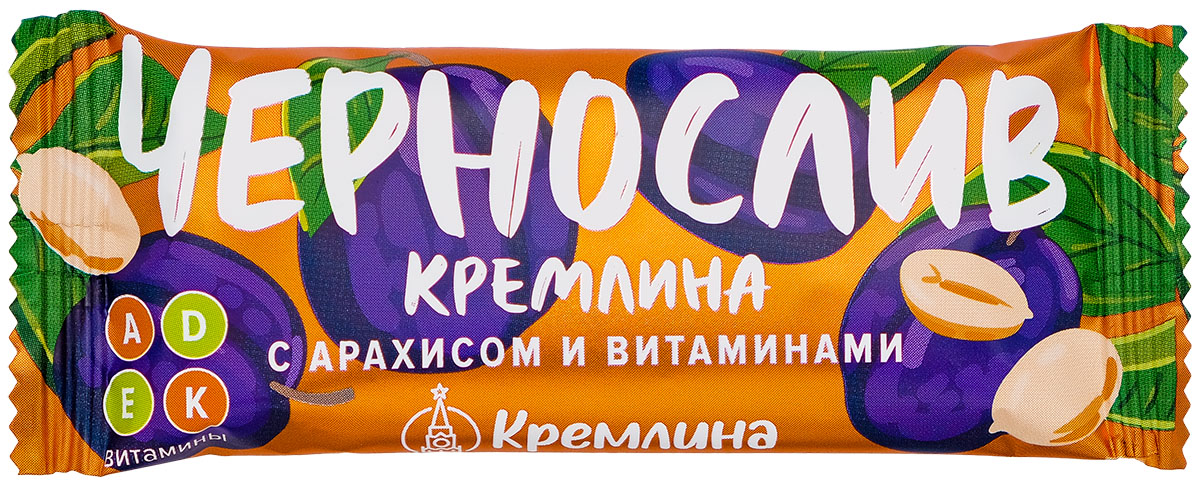 Batoniņš ar žāvētām plūmēm un zemesriekstiem 30 gr