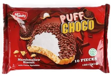 Zefīrs ar kakao skaidiņām Puff Choco 120 gr