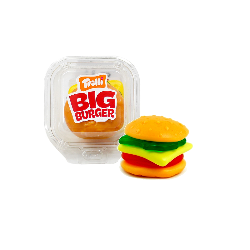 Жевательная конфета "Trolli Big Burger" 50 гр