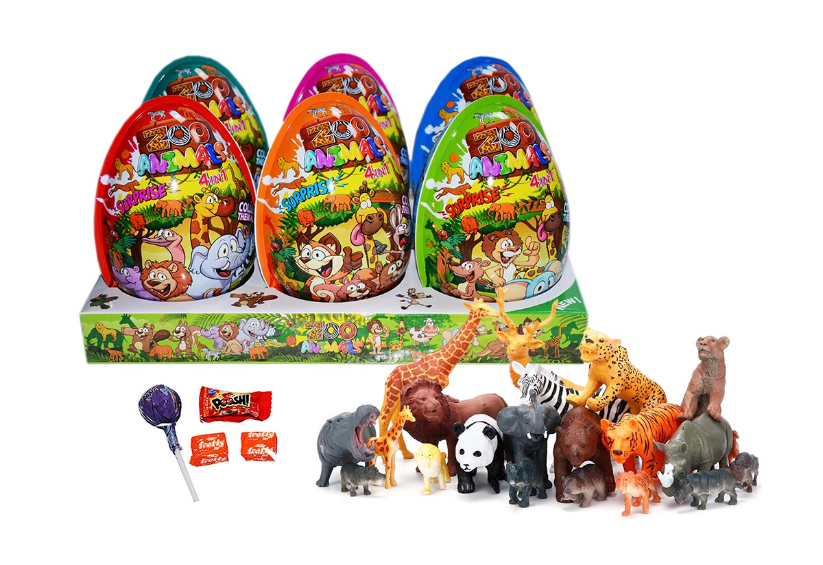 Egg "Zoo XXXL 4 in 1" 20 gr