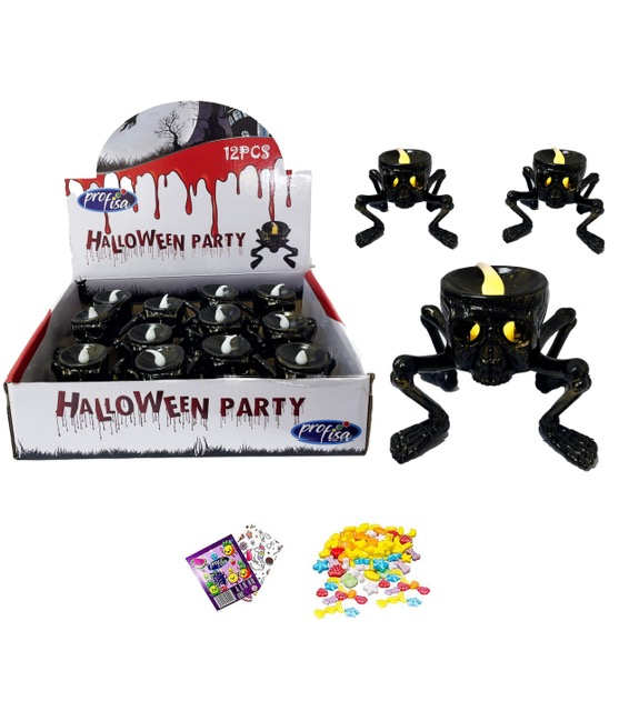 Spider "Happy Halloween" with dragées 5 gr