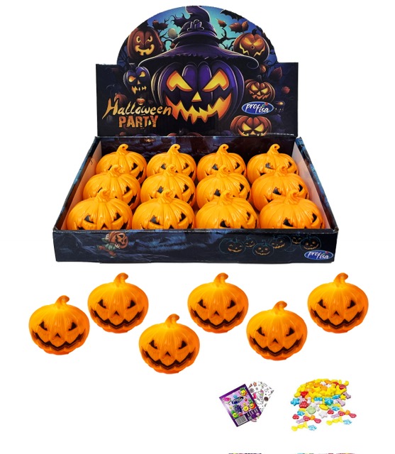 Pumpkin "Happy Halloween" with dragées